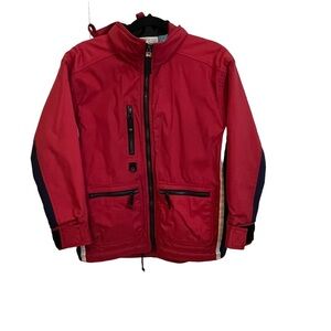 Obermeyer Don Thomas Sporthaus Red Snowboarding Jacket y2k Size Junior's Medium